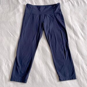 ATHLETA Cropped Blue Leggings Size Small